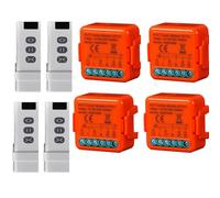 Anvek Interruttore Tapparelle RF, Telecomando per Tapparelle Elettriche Funziona Controllo App Smart Life, Modulo Comando Wireless per Persiane Avvolgibili, Relè 300W (4)