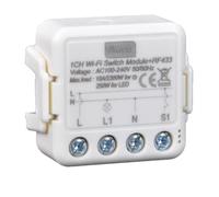 Anvek Smart WiFi interruttore, relè Timer interruptor Inteligente RF433mhz Switch,Telecomando per domotica Modulo Comando, compatibile con TUYA/Smart Life, Alexa, Echo (1)