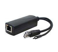 ANVISION Gigabit PoE Splitter, adattatore Ethernet micro USB da 48V a 5V 2,4A, compatibile con Raspberry Pi 3B +, IP Camera e altro