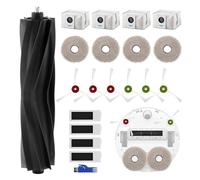 Anwangda Set di accessori di ricambio per robot aspirapolvere Ecovacs Deebot T20 Omni, 1 spazzola principale in gomma, 6 spazzole laterali, 4 sacchetti per la polvere e salviette, 4 filtri Hepa, 1