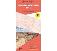 ANWB Fiets- en wandelknooppuntenkaart N1 Noord-Hol