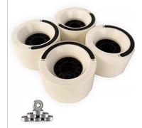 ANWEALTH 8 Pezzi di Ruote per Skateboard da 80 mm Ruote per Longboard da Discesa Ruote per Skateboard Elettrico Alta velocità Massima Aderenza Guida Fluida Lunga Durata