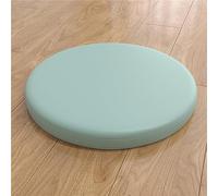 ANWEALTH Memory Foam Rotondo Cuscino Morbido E Confortevole Cuscino per Sgabello Impermeabile Lavabile per Sedia da Giardino Interno Esterno Auto Ufficio Divano (Diametro 40 Cm Blu Verde)