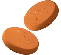 ANWEALTH Set di Cuscini Rotondi per Sedie da Bistrot da Esterno 2/4 11/15/13 Spessi Cuscini Rotondi per Sedie da Giardino Impermeabili Rotondi per Mobili da Esterno (C5 40 Cm/15 Pollici 2 Pezzi)