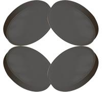 ANWEALTH Set di Cuscini Rotondi per Sedie da Bistrot da Esterno 2/4 11/15/13 Spessi Cuscini Rotondi per Sedie da Giardino Impermeabili Rotondi per Mobili da Esterno (C8 40 Cm/15 Pollici 4 Pezzi)