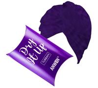 Anwen Dry It Up Turbante Capelli Viola Viscosa Bambù - Turbante per capelli