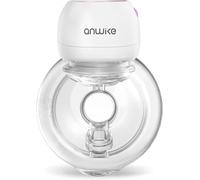 ANWIKE Tiralatte elettrico ultra leggero, 193 g, senza dolore, 3 modalità, 9 livelli con indicatore LED, tiralatte elettrico a mani libere con flange da 21/24 mm, basso livello di rumorosità