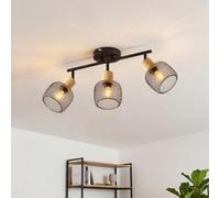 ANWIO Faretti LED da Soffitto Orientabili con 3 Luci E14, Faretto da Interno Moderna, Faretti Soffitto per Barra, Salotto,Cameretta, Cucina (Senza Lampadina)