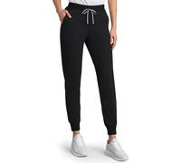 Anwrtuk Scrub Bottoms Donna Ospedale Uniform Pantaloni Womens Jogger Scrub Pants Pantaloni con 6 Tasche con Vita, l, Black