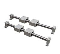 ANWUYANG 2pcs Linear Rail Albero Od 8mm 10mm 12mm 16mm 300-800mm ASSE Ottico + 4pcs Blocchi Cuscinetti Lineari + 4pcs Supporto per Albero per Stampa 3D (Color : 8mm, Size : 500mm)