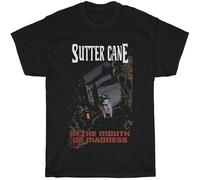ANXIAOER in The Mouth of Madness T-Shirt Fictional Sutter Cane Horror Novel Black XL