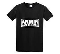 ANXIAOER Men's Buuren Van Armin Regular Fit T Shirt Black XL