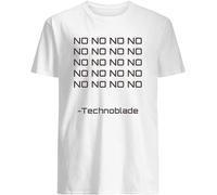 ANXIAOER Technoblade Merch T-Shirt Shirts for Men White M