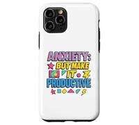 Anxiety But Make It Productive T 90s Tee - Maglietta per uomo e donna Custodia per iPhone 11 Pro