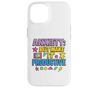 Anxiety But Make It Productive T 90s Tee - Maglietta per uomo e donna Custodia per iPhone 14