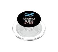 Anxiety Is My Co-Pilot Meme divertente per la terapia di viaggio in aereo PopSockets PopGrip per MagSafe
