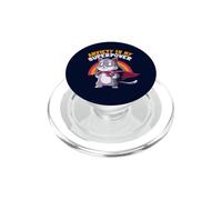 Anxiety Is My Superpower - Simpatico gatto super eroe divertente PopSockets PopGrip per MagSafe