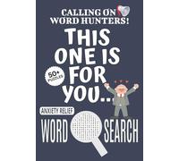 Anxiety Relief Word Search Puzzle Book: Word Searches with Easy To Read Print About Anxiety Relief, Relaxation-themed Puzzle Game, Mindfulness Jigsaw ... Gift For Stress Relief, Relaxation, Vacations