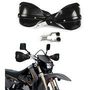 AnXin Dirt Bike Handguards Hand Guards Motorcycle 7/8" 22mm and 11/8" 28mm Handlebars Universal for KLR650 DR650 DRZ400SM TW200 XR650L XT250 KLX300 TRX 400EX YFZ450 ATV Motocross Black