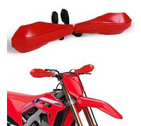 AnXin - Paramani universali per moto, 22 mm e 28 mm, per bici da dirt e pit bike, colore: Rosso