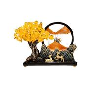 anxinda Statua, Cristallo Albero dei Soldi citrino Feng Shui Decor for ricchezza Fortuna Ufficio Domestico, per la casa