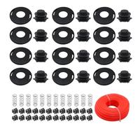 Anxingo 12 pezzi 25-2 bobine di ricambio per decespugliatore Stihl FS90 FS100 FS110 FS120 FS130 FS55 FS80 FS83 FS85