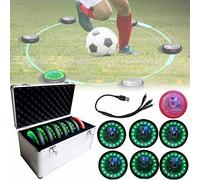 ANXYYDS Luce di Allenamento di Reazione,Fitness Sport Training Reaction Lights,Agile Fitness Light,per Reazione Intelligente e Allenamento cognitivo per Sport e Terapia,er Basket, Calcio, ECC,6lights