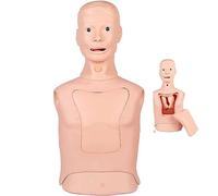 ANXYYDS Modello di Tubo gastrico per intubazione endotracheale Manichino a metà Corpo per simulatore di Pratica Infermieristica Manichino di addestramento per Alimentazione nasogastrica