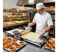ANXYYDS Sfogliatrice Elettrica per Pasta, Sfogliatrice Professionale, Sfogliatrices Pasticceria Croissant, Laminatrice per Pasta, Sfogliatrices per Croissant e Pasta Sfoglia per Pasticcerie