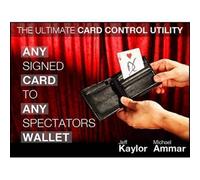 Any Card to Any Spectator's Wallet Black (DVD and Gimmick)