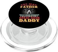 Any Man Can Be A Father Great Dane Daddy Funny Dog Lover PopSockets PopGrip per MagSafe