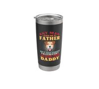 Any Man Can Be A Father Jack Russell Terrier Daddy Dog Lover Bicchiere termico in acciaio inox doppia parete