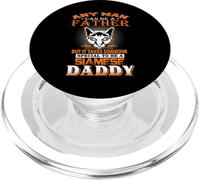 Any Man Can Be A Father Siamese Daddy Funny Cat Dad PopSockets PopGrip per MagSafe