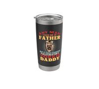Any Man Can Be A Father Yorkshire Terrier Daddy Dog Lover Bicchiere termico in acciaio inox doppia parete