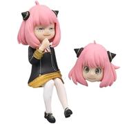 Anya Double Head Sculpture Action Figure in PVC Statua Anya Forger Anime Figures Model Collection Decoration Gift 6.3" (Stand)