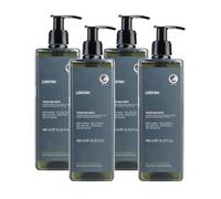 Anyah Gel Doccia Emolliente - 4 x 480 ML - Arricchito con Precursore dell’Acido Ialuronico, Certificato Ecolabel, Idratazione e Delicatezza per Tutti i Tipi di Pelle, Made in Italy by Gfl