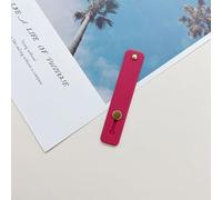 Anybase Supporto per cellulare, cinturino per cellulare, cinturino retrattile, adatto per la maggior parte degli smartphone, rosso rosa