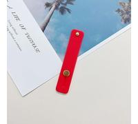 Anybase Supporto per cellulare, cinturino per cellulare, cinturino retrattile, adatto per la maggior parte degli smartphone, rosso ciliegia