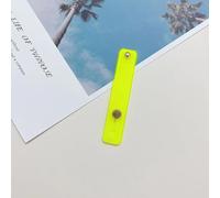 Anybase Supporto per impugnatura per cellulare, cinturino retrattile, adatto per la maggior parte degli smartphone, giallo fluorescente