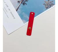 Anybase Supporto per impugnatura per cellulare, cinturino retrattile, adatto per la maggior parte degli smartphone, rosso brillante
