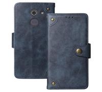 Anybird Azzurro Retro Pelle Case per Beghelli SLV10 1.7" Custodia Caso Premium Leather Cover Flip Guscio Protettiva Copertina Portafoglio Magnetico Anti Urto e Anti Graffi