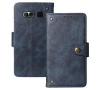 Anybird Azzurro Retro Pelle Case per Beghelli SLV11 1.77" Custodia Caso Premium Leather Cover Flip Guscio Protettiva Copertina Portafoglio Magnetico Anti Urto e Anti Graffi