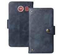 Anybird Azzurro Retro Pelle Case per Doro 2800/2820 / 2821/2880 / 6820/6821 / 6040/6060 / E20 / E21 / E30 / E31 2.8" Custodia Caso Premium Leather Cover Flip Guscio Protettiva Copertina