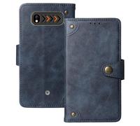 Anybird Azzurro Retro Pelle Case per Hammer H Boost 2 LTE 2.4" Custodia Caso Premium Leather Cover Flip Guscio Protettiva Copertina Portafoglio Magnetico Anti Urto e Anti Graffi