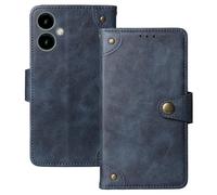Anybird Azzurro Retro Pelle Case per SPC WUUM ONE 5" Custodia Caso Premium Leather Cover Flip Guscio Protettiva Copertina Portafoglio Magnetico Anti Urto e Anti Graffi