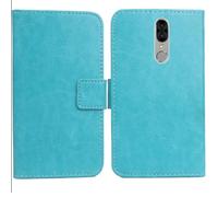Anybird Blu Custodia in pelle Flip Case Protettiva Cover Skin per Blaupunkt SL05 SL 05 5.5" Caso Leather Cover Flip Guscio Copertina Portafoglio Magnetico