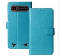 Anybird Blu Custodia in pelle Flip Case Protettiva Cover Skin Wallet per Gigaset GLX8 PLUS 2.4"