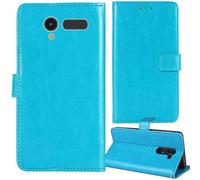 Anybird Blu Custodia in pelle Flip Case Protettiva Cover Skin Wallet per Philips Xenium X900 2.4"