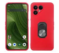 Anybird Custodia in Cover Case Soft TPU Silicone Caso Phone Case Per Fairphone 6 5G 6.31 inch Guscio Protettiva Anti Urto e Graffi Bumper Ring Holder Anti-Scratch Rosso