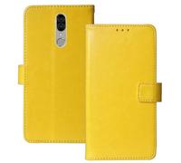 Anybird Giallo Custodia in pelle Flip Case Protettiva Cover Skin Wallet per Blaupunkt SL05 SL 05 5.5"
